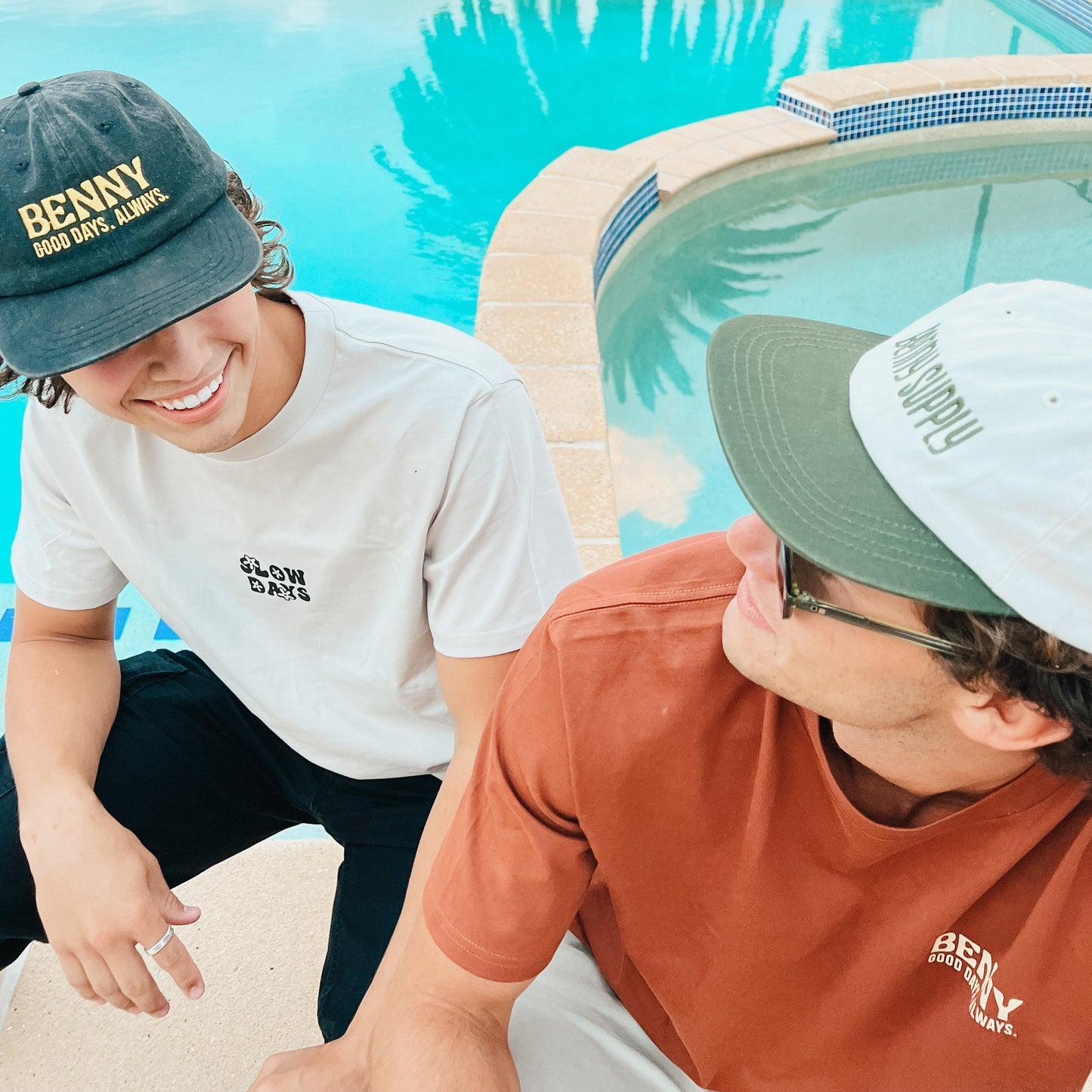Good Days 6 Panel Cap - Black