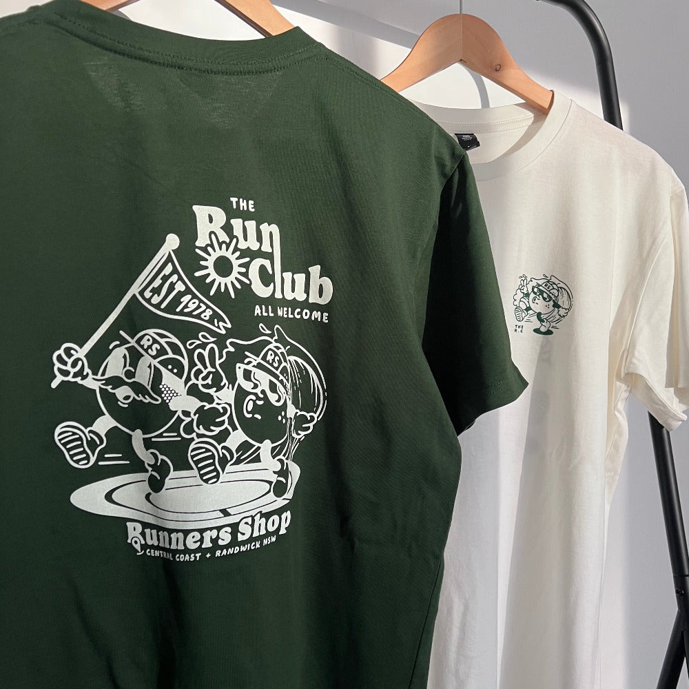 Unisex Run Club Tee - Forest