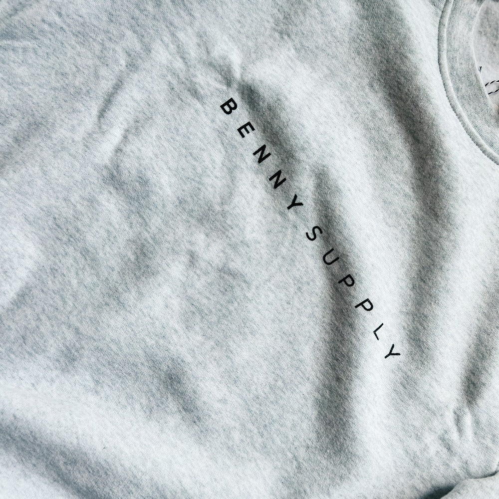 Unisex Supply Crew - White Marle