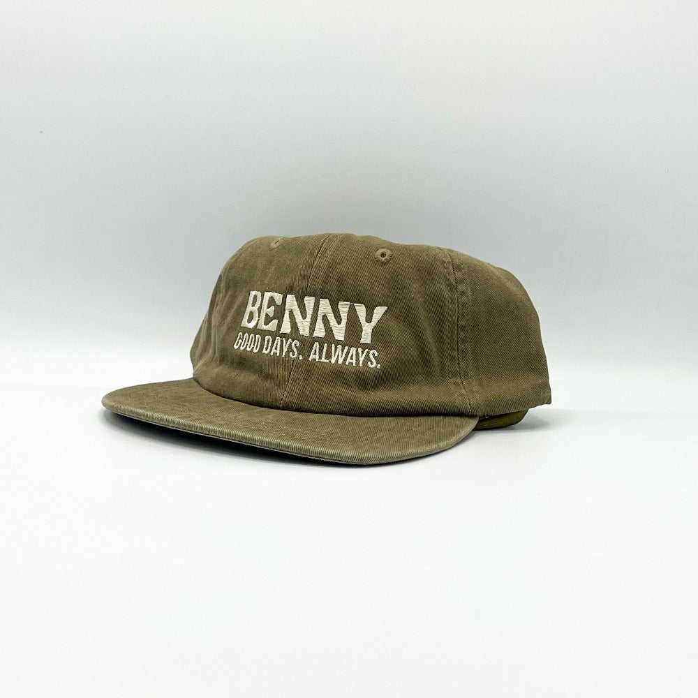 Good Days 6 Panel Cap - Khaki
