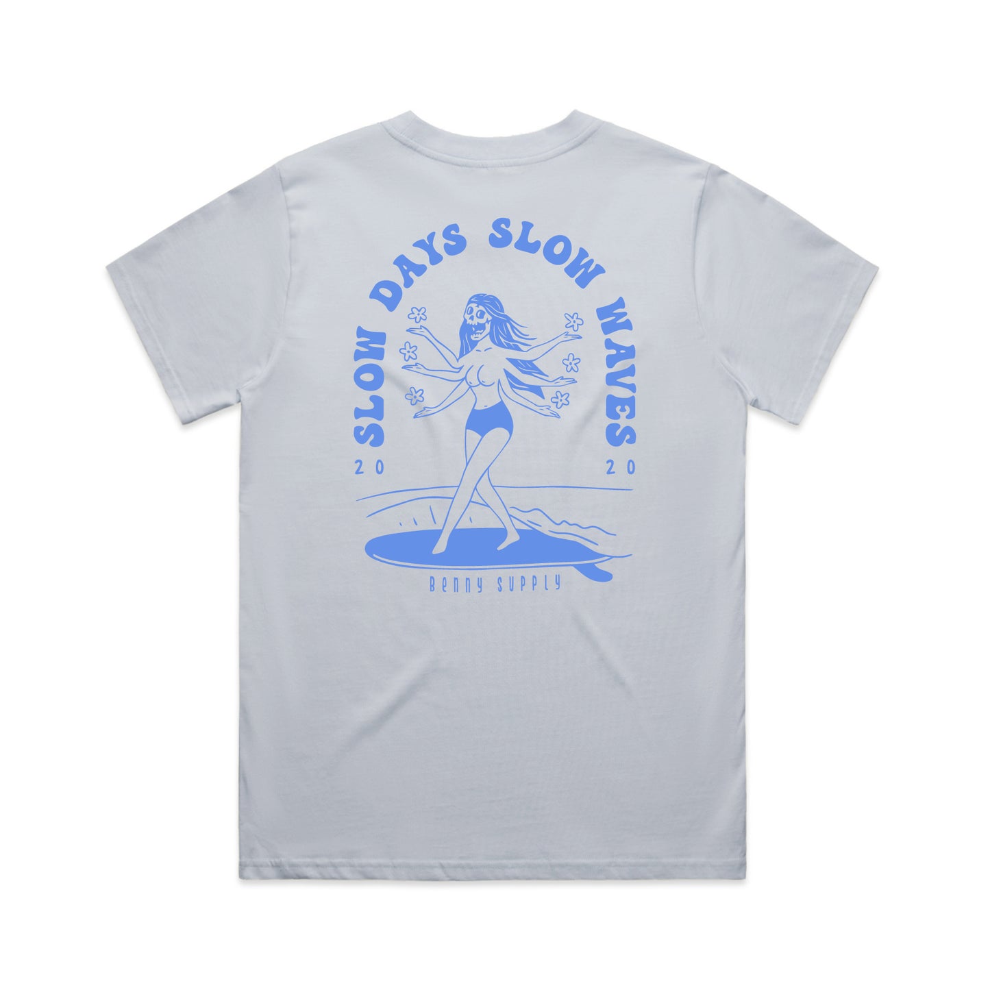 Womens Slow Days Tee - Powder
