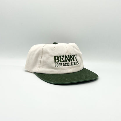 Good Days 6 Panel Cap - Natural/Field