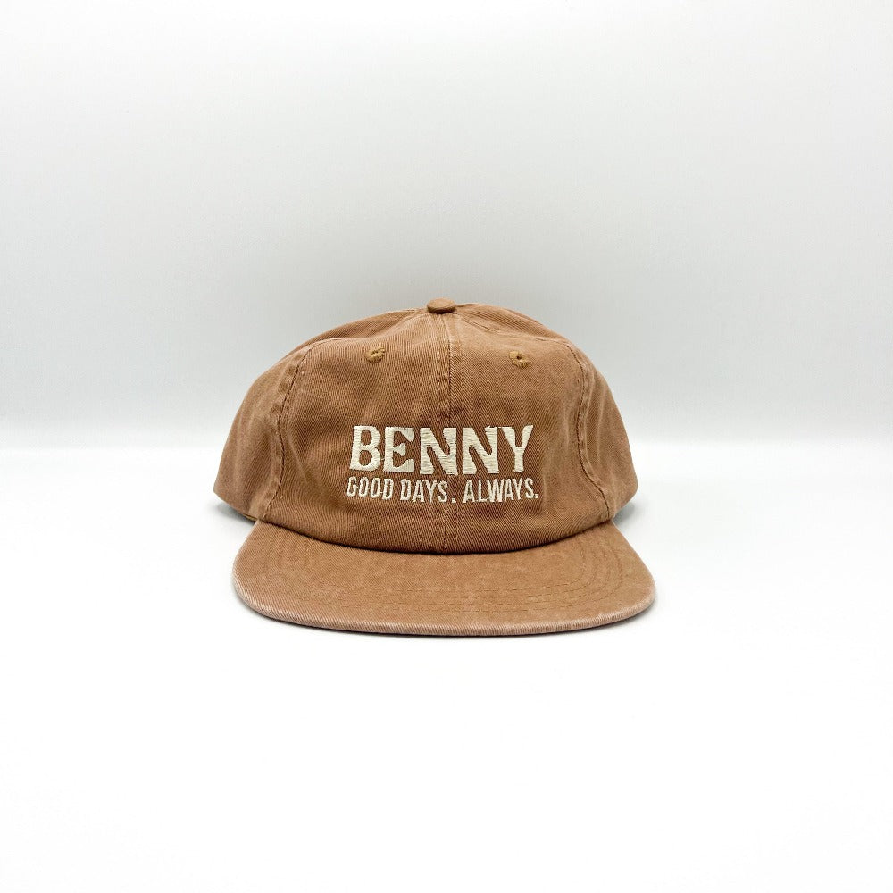 Good Days 6 Panel Cap - Walnut