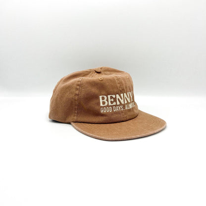 Good Days 6 Panel Cap - Walnut