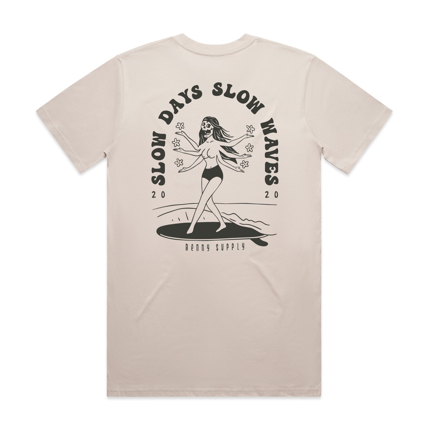 Unisex Slow Days Tee - Bone